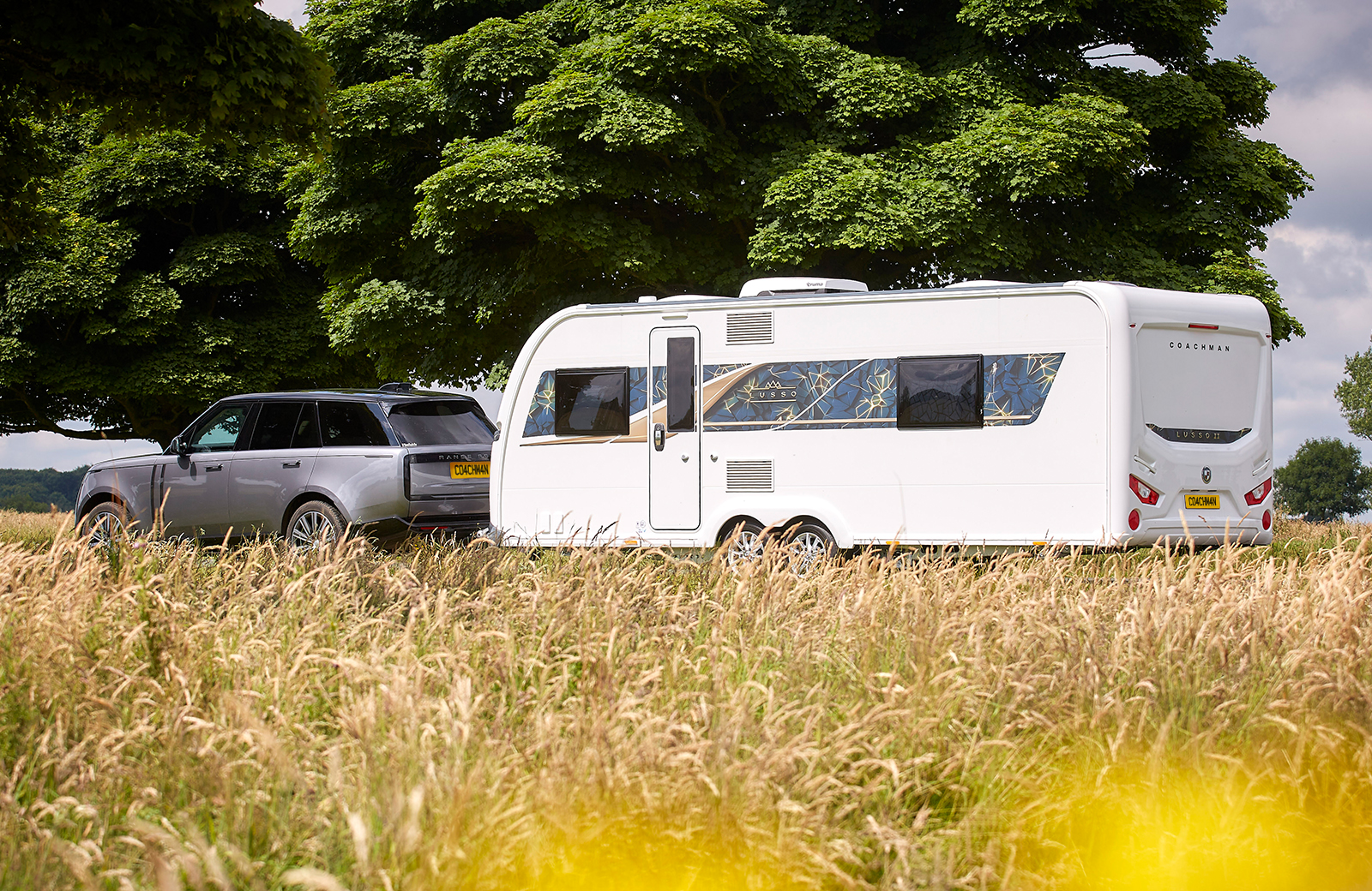 Coachman Lusso III Twin Axle 4 Berth Fixed Separate Beds Caravan Exterior
